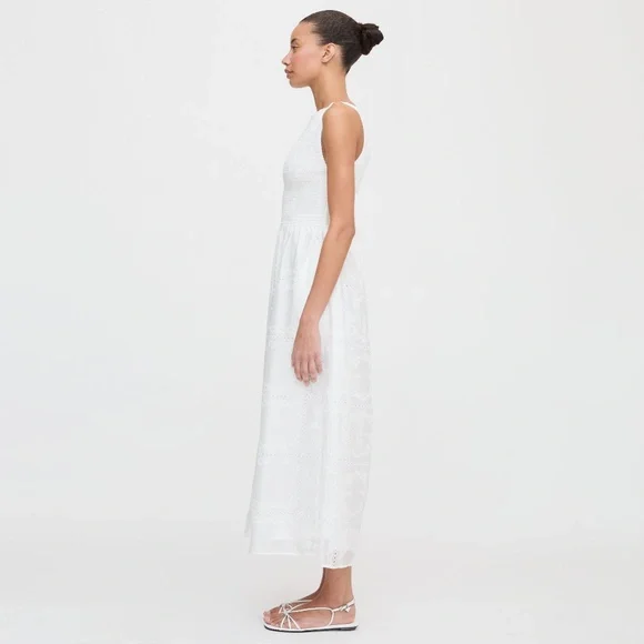 Hill House Home The Cosima Nap Dress - White Patchwork Organza Size SWhite Patch - Picture 3 of 6